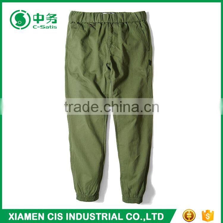 2017 New Fashion Long Style Pure Cotton Track Pants Mens Blank Jogger Pants