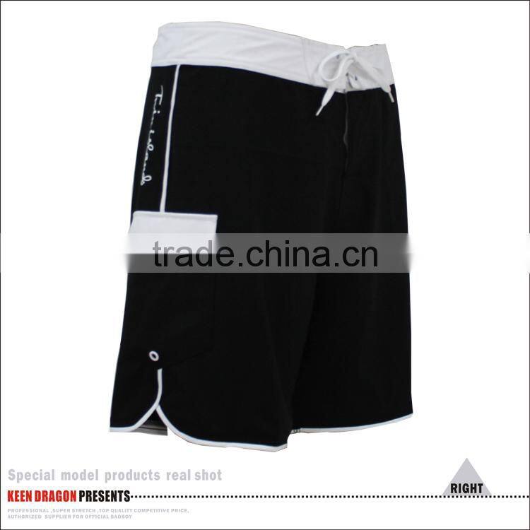 2014 Australia Style Plain Black Mens Swimming Trunks