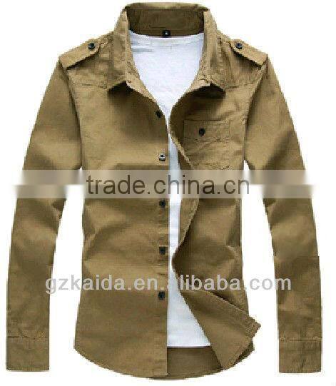 New Design 100% Cotton Men's Casual Shirts for Spring, Summer and Autumn