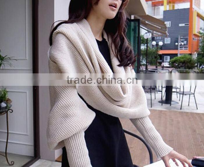 2015 2016 girls and ladies plain knitted winter thick shawls long scarf