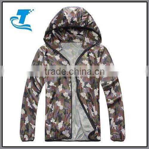 Outdoor Clothing Male Skin Camouflage Skin Fishing Clothing Waterproof Quick Drying Jacket
