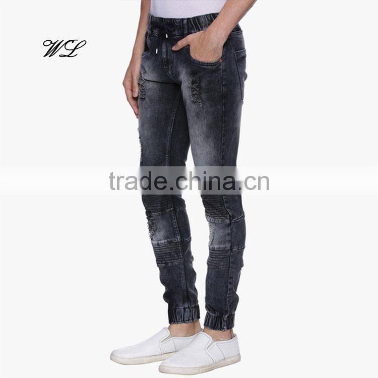 Latest Trendy Men Denim Jean Pants Cotton/Spandex New Man Jeans