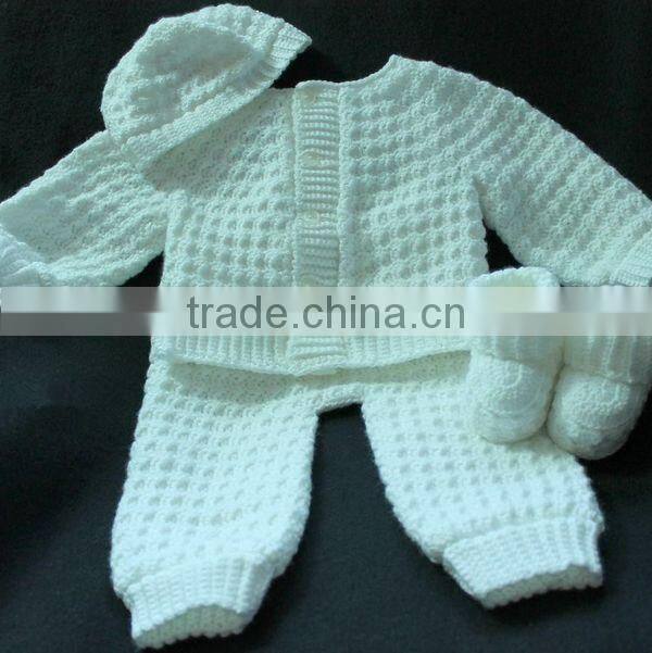 Children in Crochet Pattern Baby Sweater