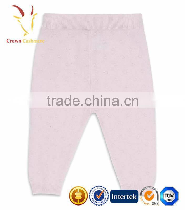 Spring Autumn 100% Baby Cashmere Pants Trousers