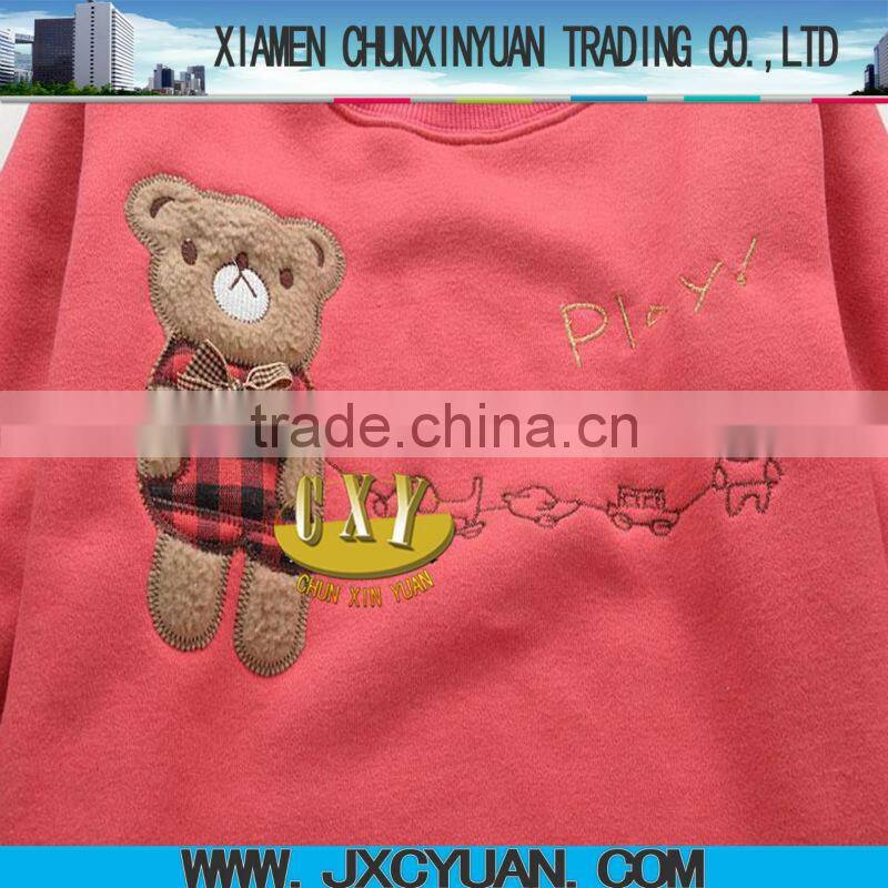 wholesale cheap red varsity hoodie made in china