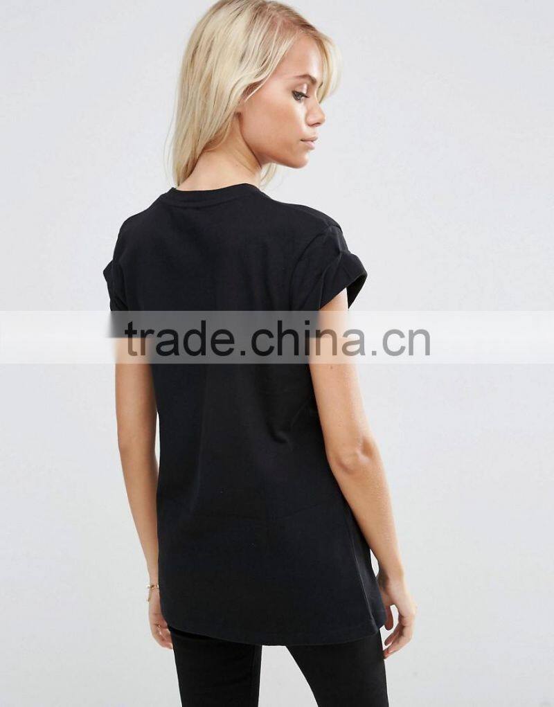 chinese manufacturers custom shirt for woman high quality women t-shirt casual style