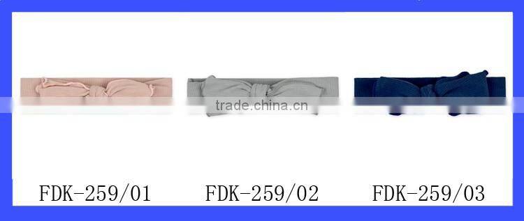 FDK259 Lovebaby Wholesale Solid Color Fancy Bunny Rabbit Ear Headband