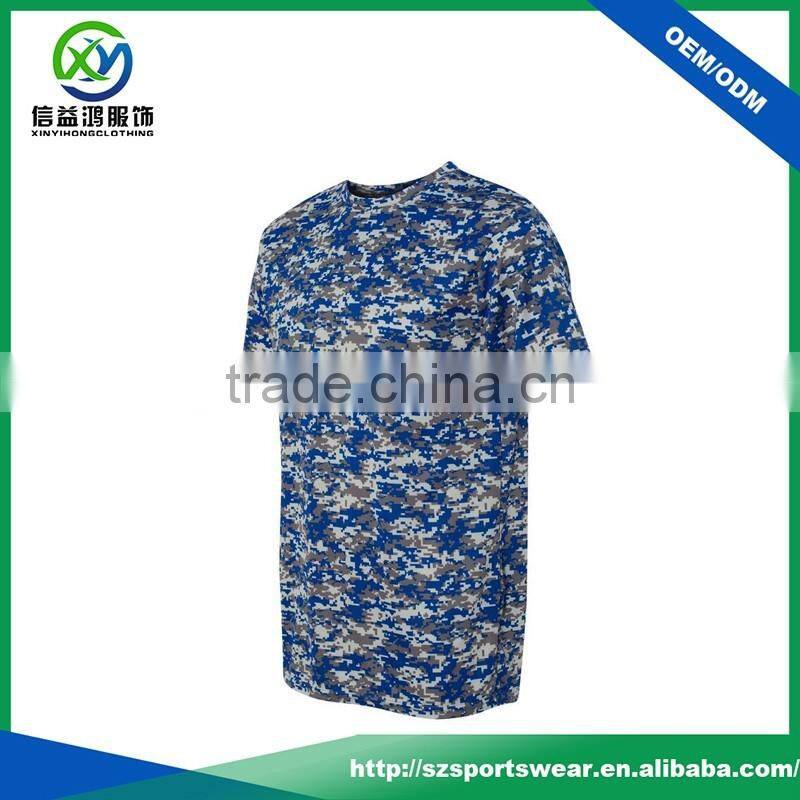 High quality sublimation printing polyester unisex sport custom t-shirt