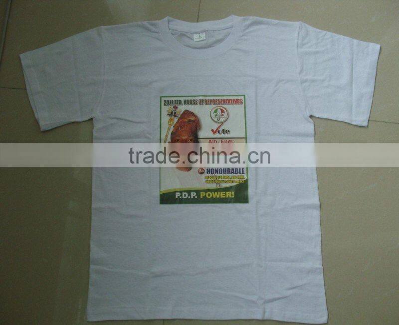 cheapest white Tshirt with electoral logo