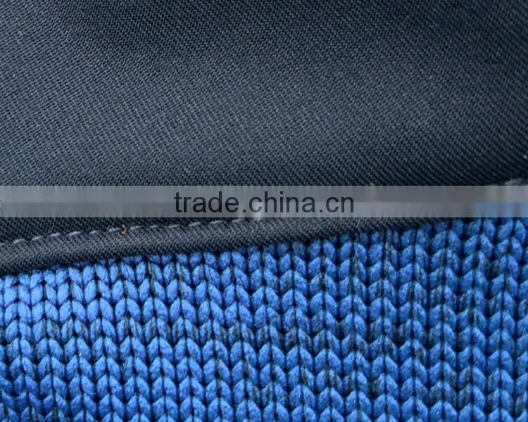 New desigh peacock blue bodkin jacket polyester softshell Knitting coat