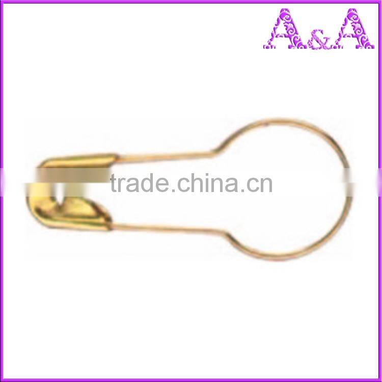 22mm Brilliant Colored Pear Shaped Hang Tag Safety Pins For Knitting