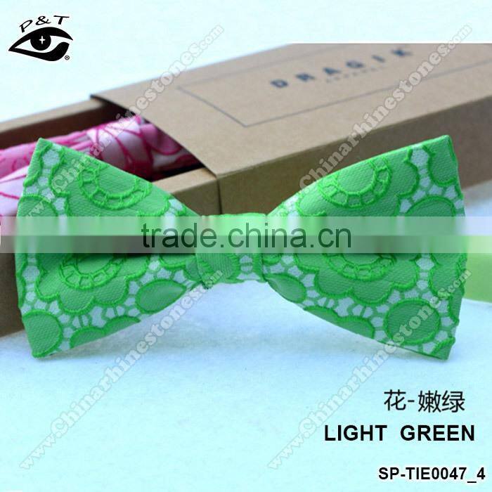 New Design High quality Jacquard Floral Bow Tie For Wedding party dance