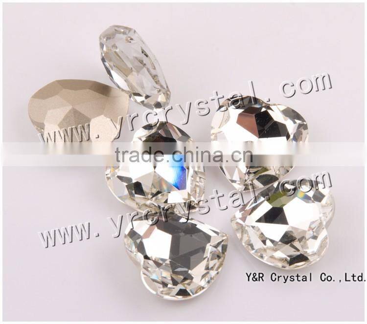 4827 Crystal Beads 28mm Siam Color Loose Faceted Gemstones