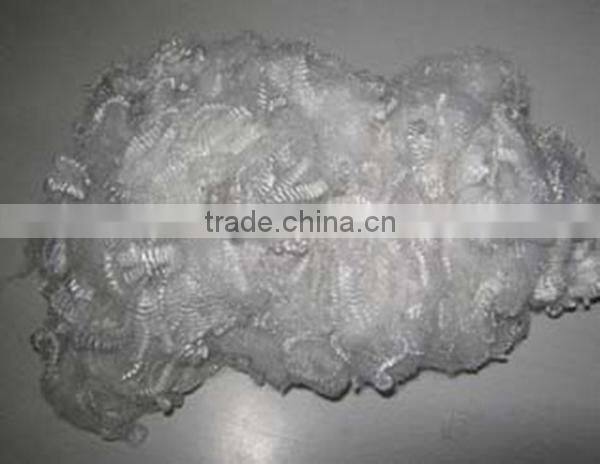 3D PTFE white staple fiber
