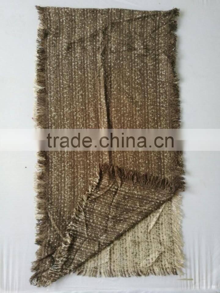 Fashion thick winter long cashmere custom scarf