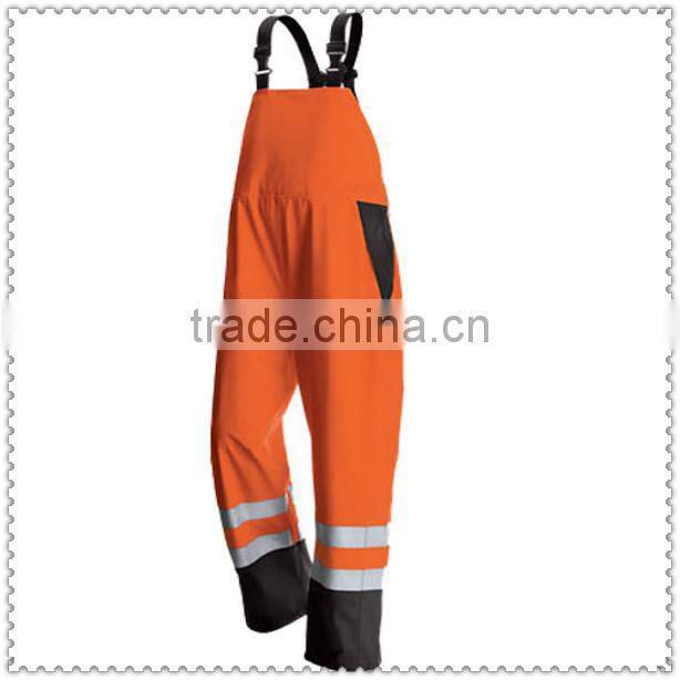 Men's Aramid Flame Resistant Rainwear Bib Overall