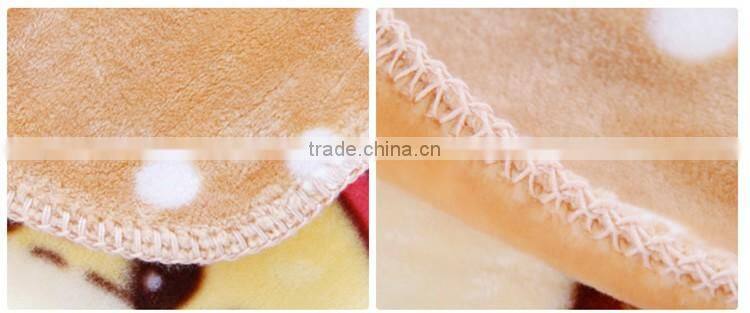 2017 high quality fashion design super soft cloud blanket