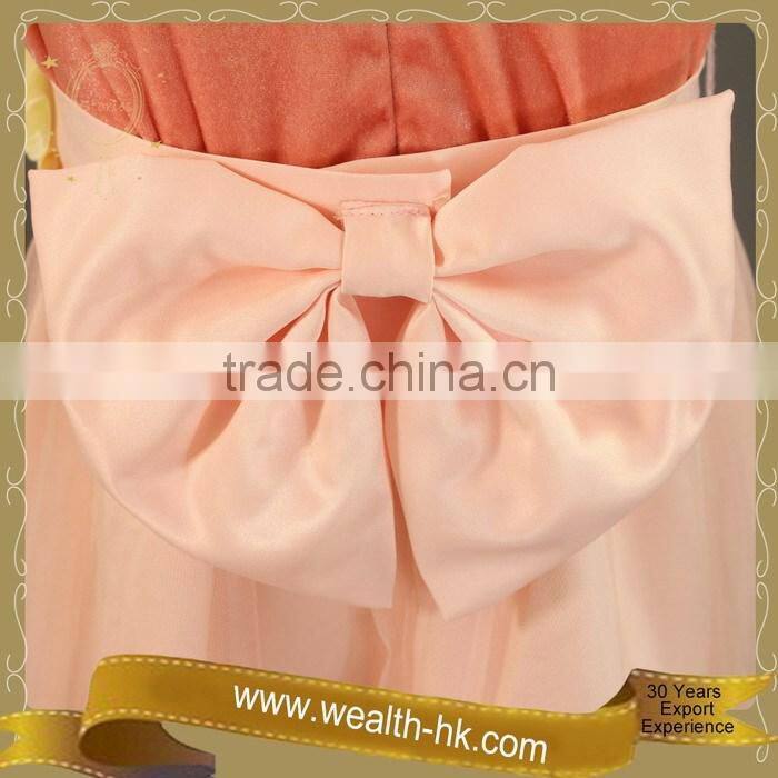 Vintage Flower Girls Princess Long Dress