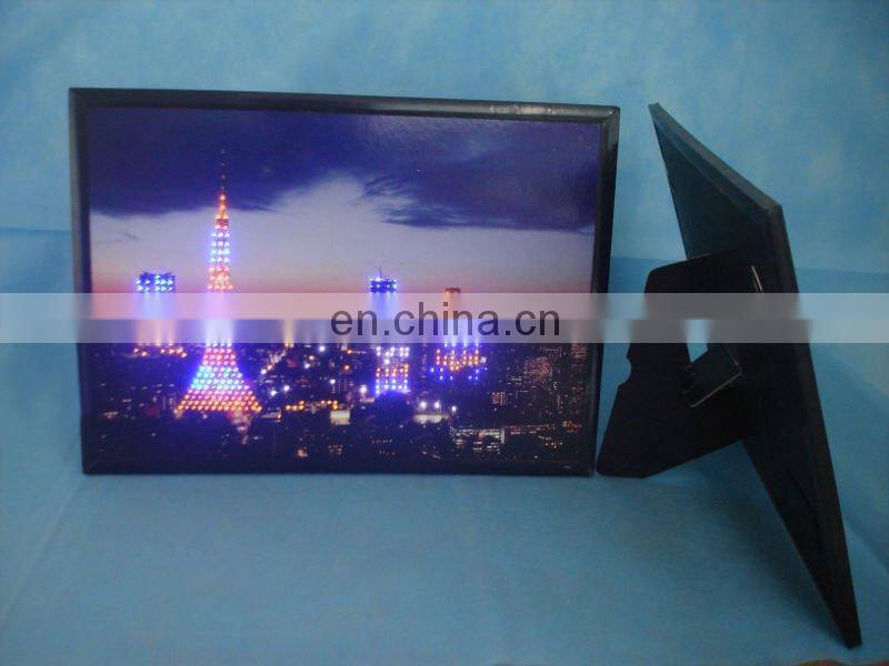 Newly Design Custom LED Lighting Up Paper Photo Frame of Beautiful city pictures