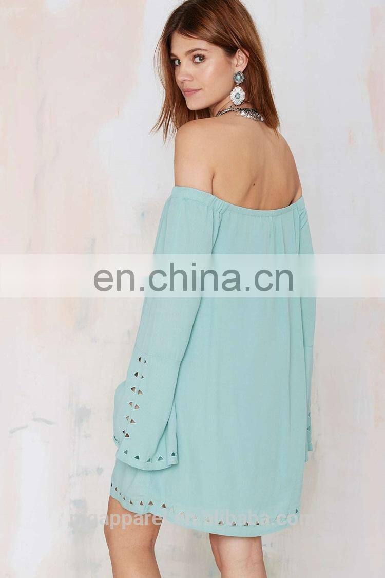 fashion off-the-shoulder dress 2015 new dress For girls' dress