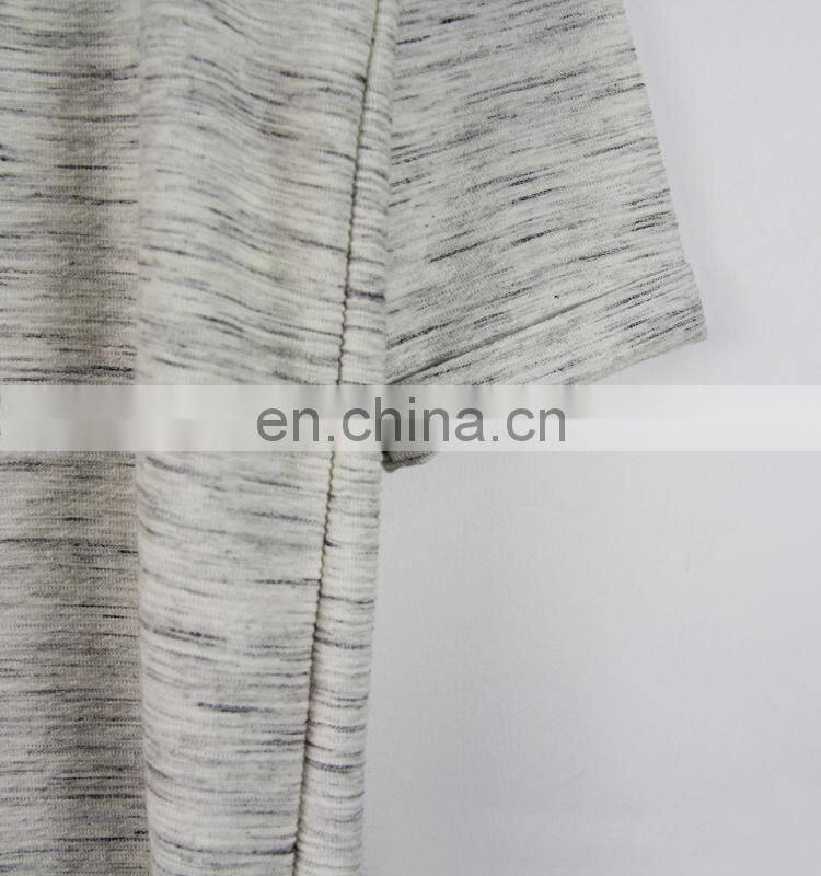 Women' s Three quarter sleeve blouse with Zipper