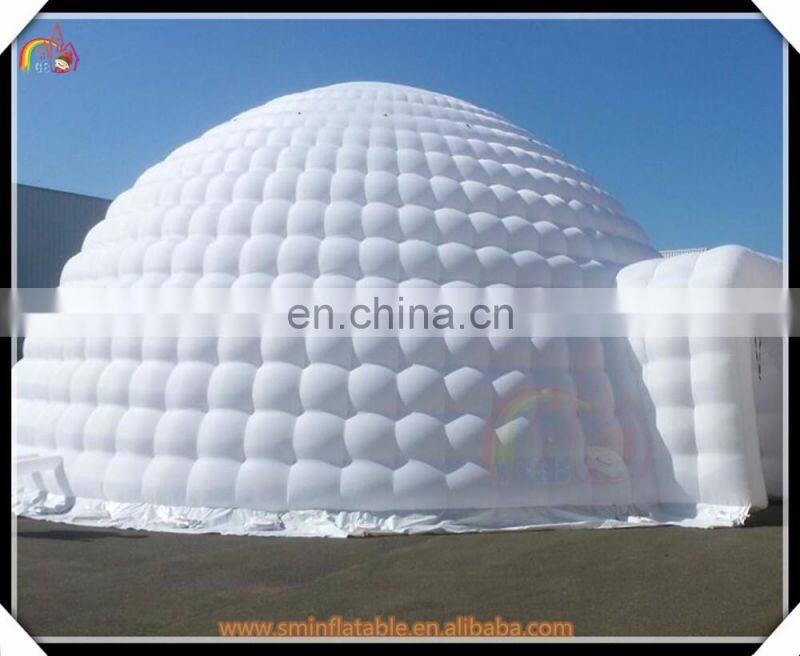 Promotion colorful inflatable cube rainbow camping tent for party /wedding