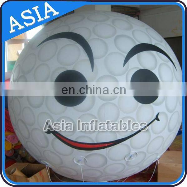Low price hami-melon oval helium pvc balloon for advertising or show with logo