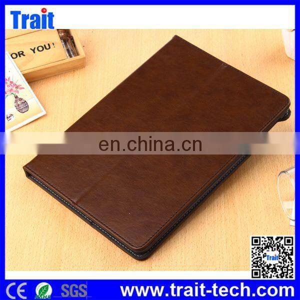 Beautiful Color Wallet Style Side Flip Stand Card Slots Elastic Belt for ipad air 2 leather case