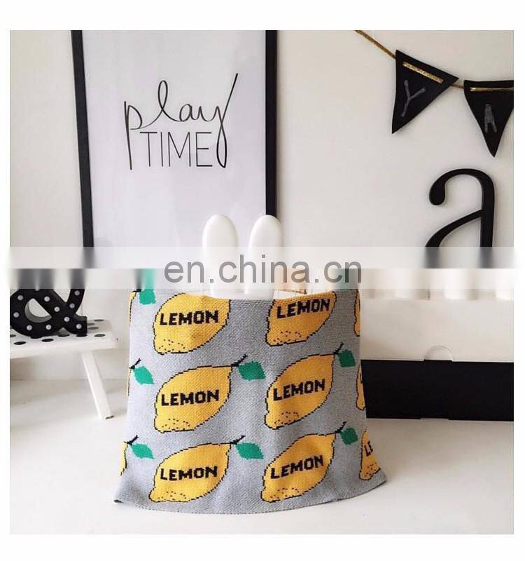 Elinfant Cotton Baby Blanket Soft Knitted Blanket for Kids Breathable Infant Crib Cover