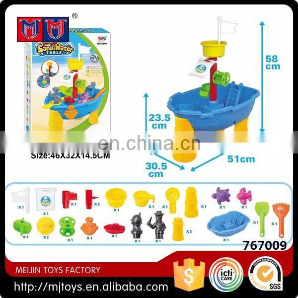 Plastic sand playing set beach toys outdoor toys beach boat for kids
