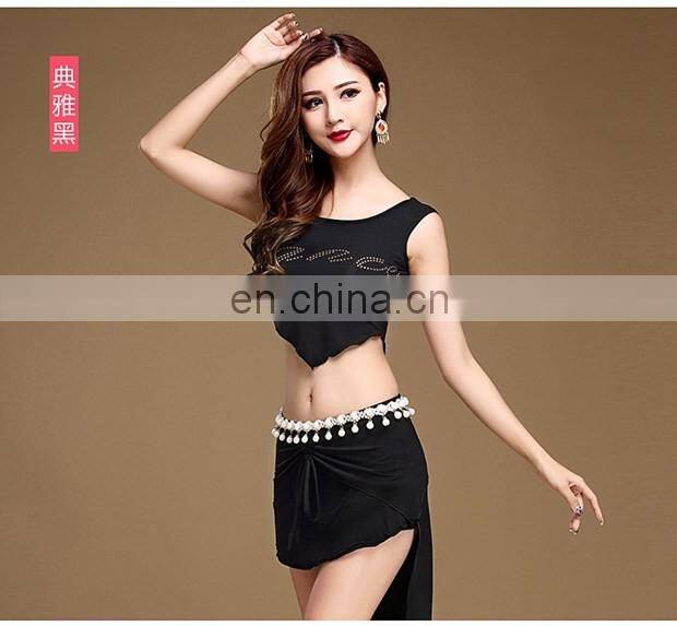 T-5126 New arrival fashion sexy sleeveless modal bellydance costumes