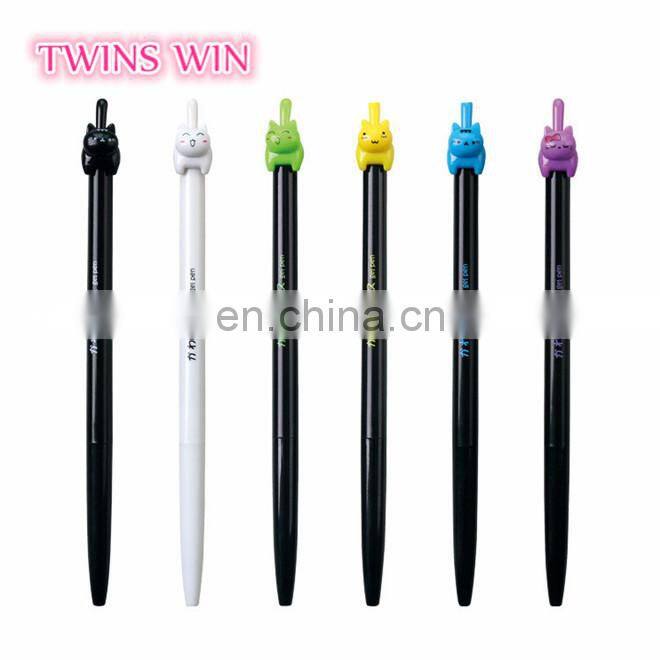 Colombia top selling office and school items of fancy stationery wholesale Customized Colored animal shaped colors gel pen