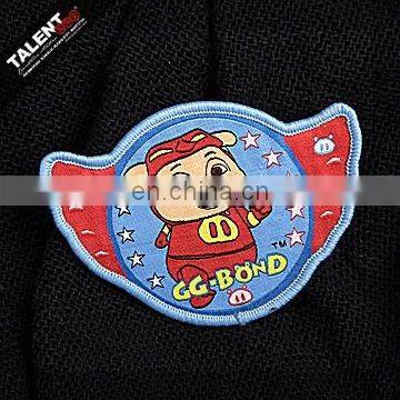 custom fashion woven badge label for garment decoration