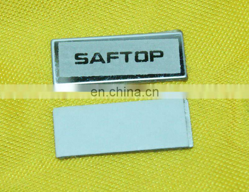 Aluminum self adhesive metal label plates