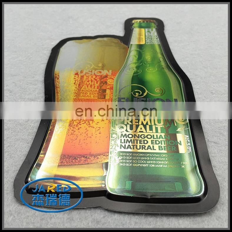 wine lable sticker/ aluminmu wine lable/wine bottle lable