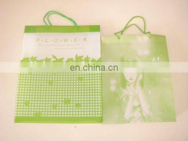 drawstring clear PVC ice bag