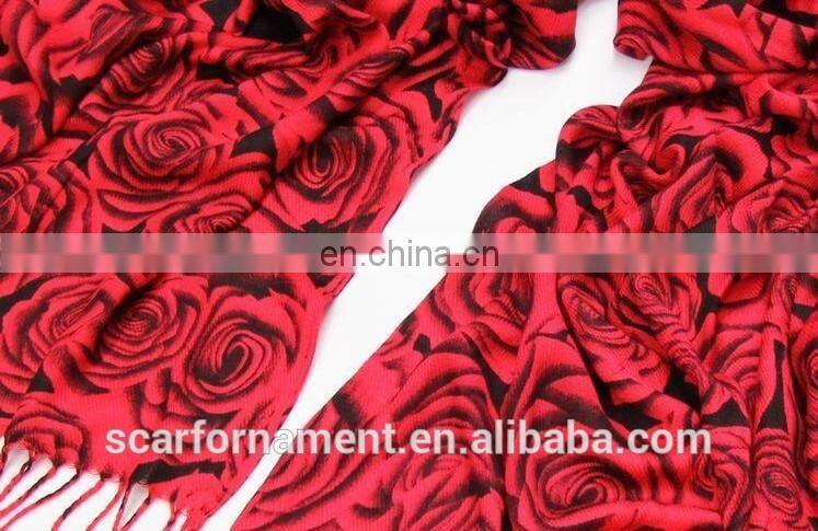 cashew print pashmina shawl Animal Print scarf