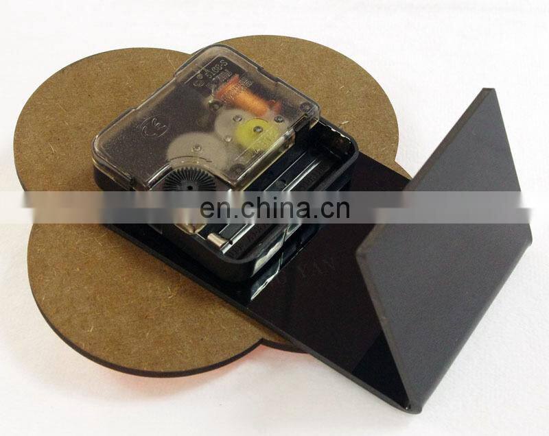 Sublimation MDF Wall Clock for home Decoration Sublimation MDF Desk Clock DIY Clock