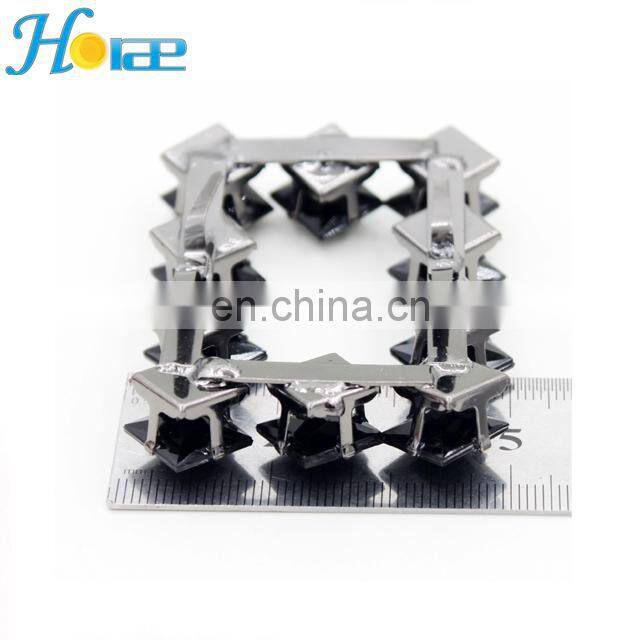 high quality cheap rhinestone shoe accessory shoe buckle decoration for footwear and bag