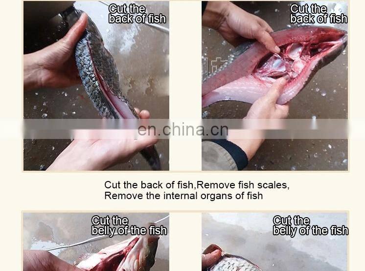 Electric fresh fish scaling machine fish gutting peeling machine from China factory
