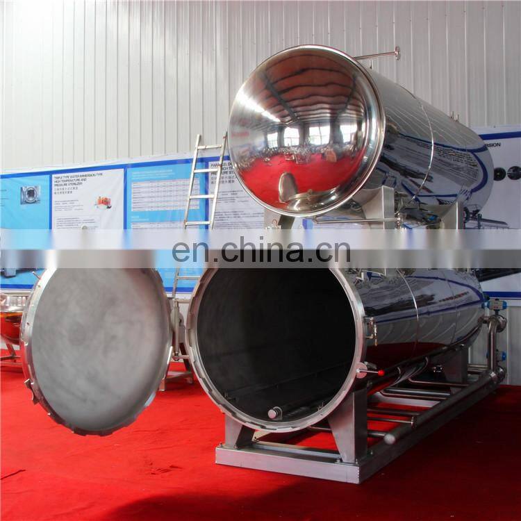 2017 Water Immersion Retort Sterilizer for Canned Meat Sausage