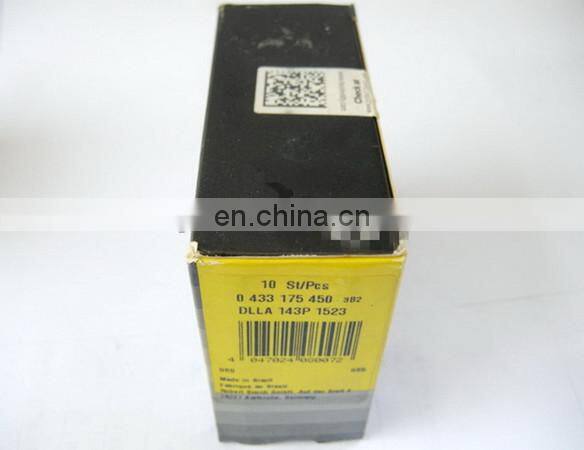 original common rail injector nozzle DSLA143P1523/ 0433175450