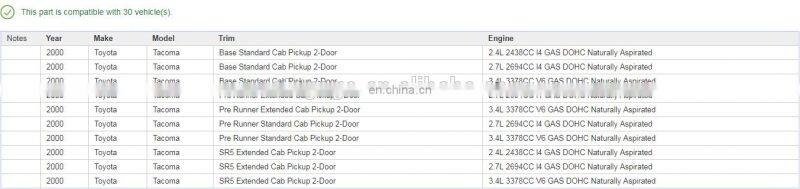 IACV Idle Air Control Valve for Toyota 4Runner Tacoma 2.4 2.7L L4 OEM 22270-75050 AC526, 2H1462, 22270-75051, 136800-1440