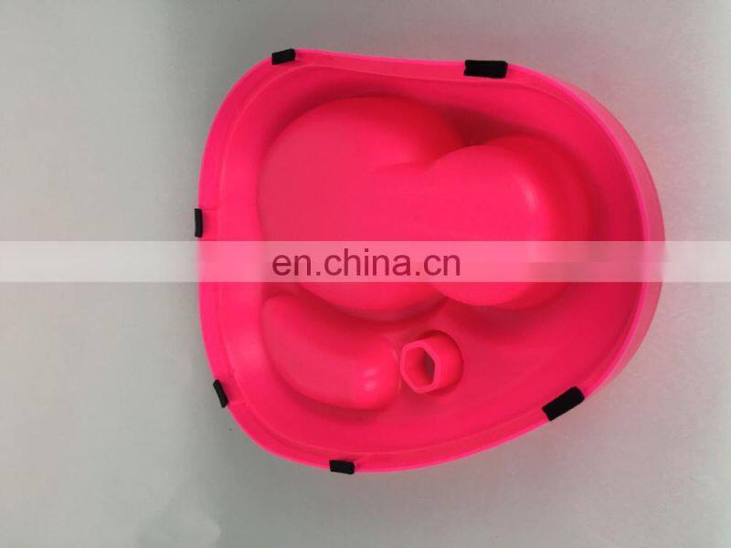 Manufacturer Wholesale Outdoor Travel Detachable Cat Pet Dog Plastic Raise Down Water Bottle