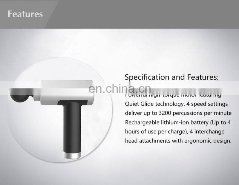 DHZ New Generation Handle Percussion Device Booster Cordless Muscle Vibration Massage Gun