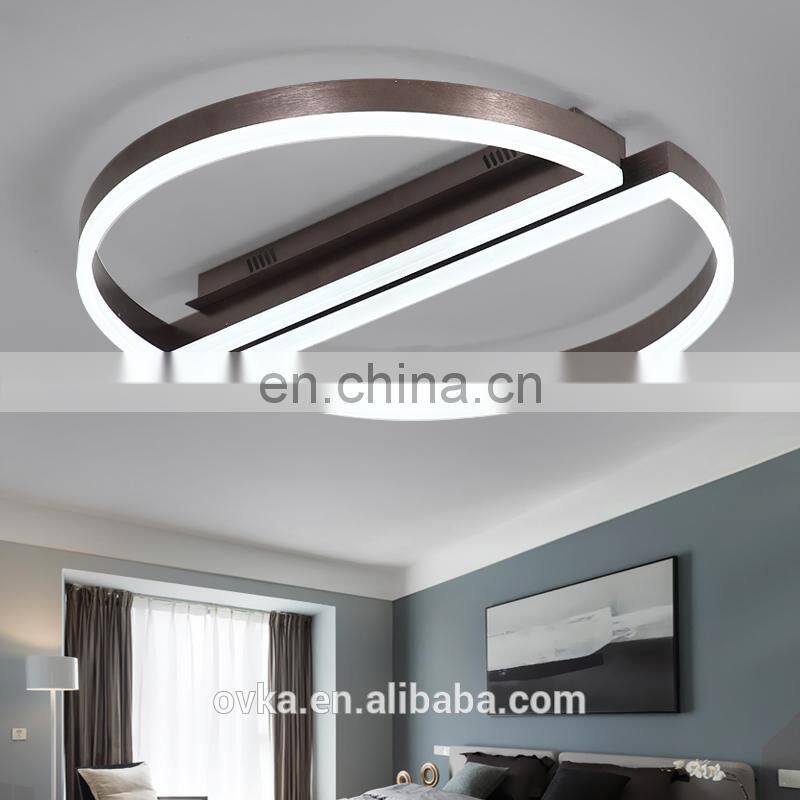 Fashion simple round restaurant lighting led ceiling light for living room