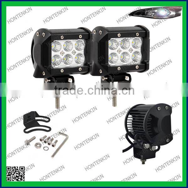 1260lm 18W SUV Boat 4x4 off road led light bar