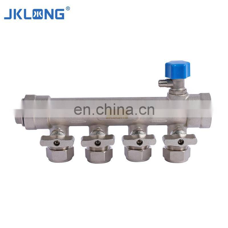 hvac system manifold brass normally open manifold valve water valve heater integrated regulating manifold