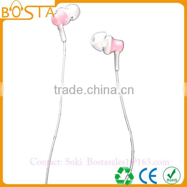 2016 wholesale outdoor high quality handsfree wired stereo cheap earphones