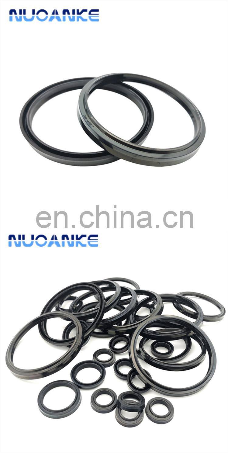 China Manufacturer Oil Cylinder Dust-Proof Oil Seal LBH Type Hydraulic Cylinder Wiper Seal Black FKM Hydraulic Pump Oil Seal